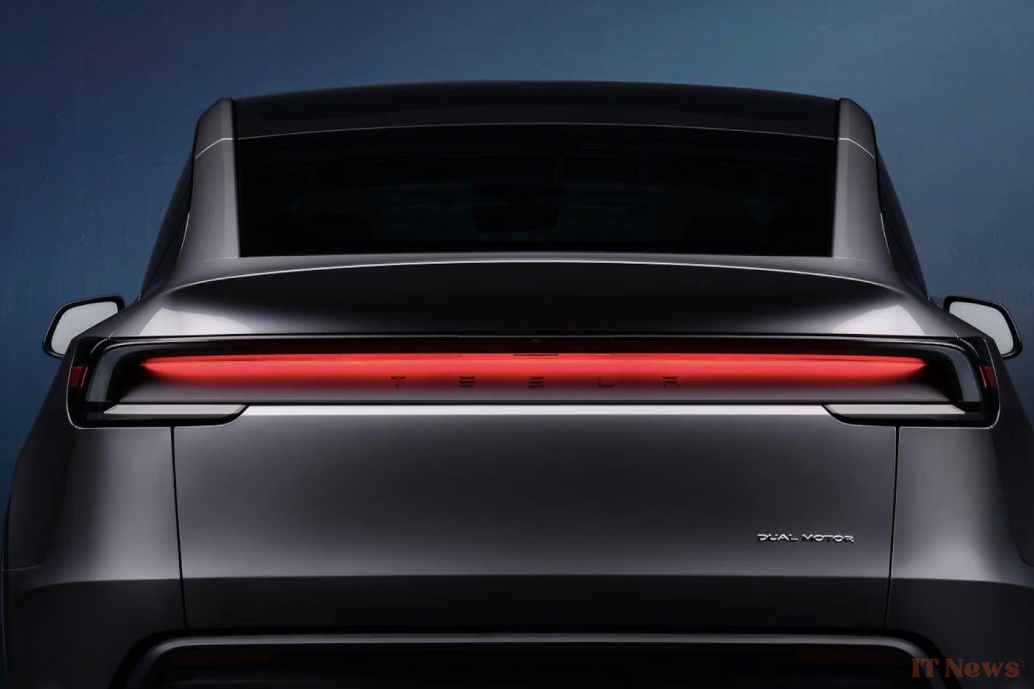 Tesla officially unveils its new restyled model y