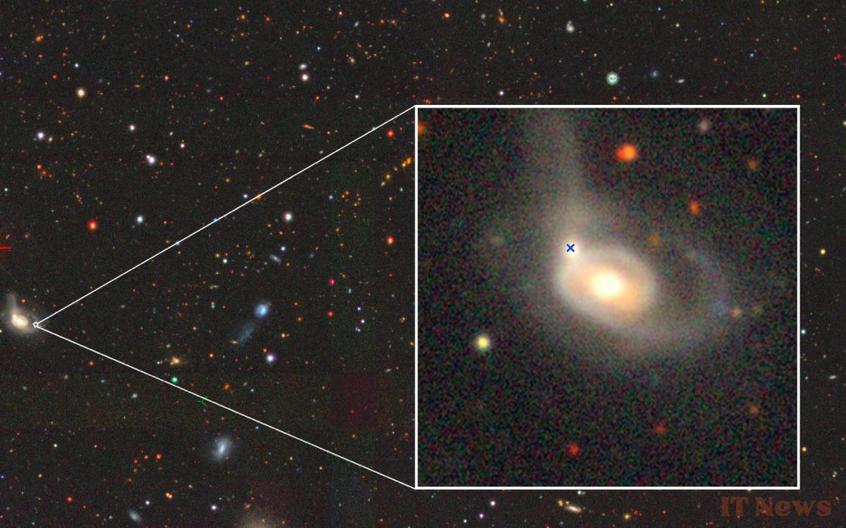 This unique photo reveals a star crushed by a giant black hole, something we've never seen before.