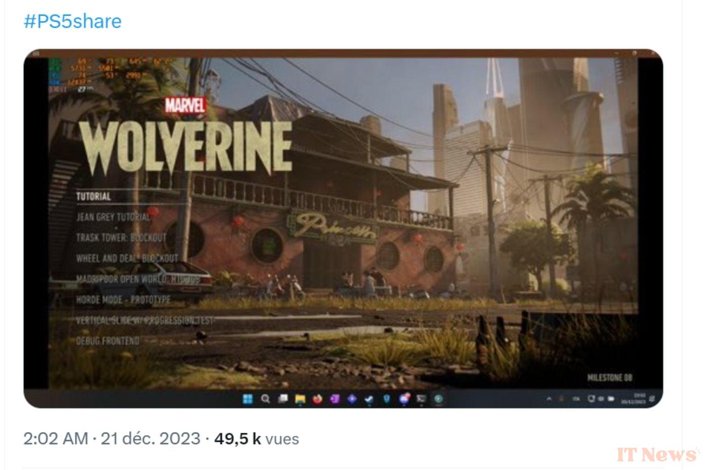 Wolverine: The PS5 game is fully playable following the hacking of Insomniac