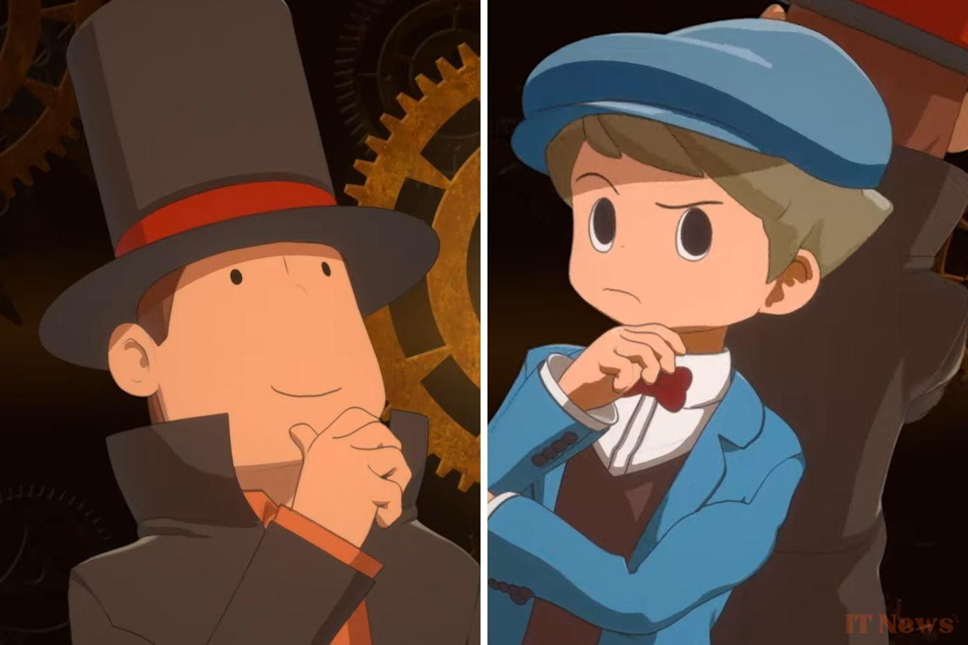 The new teacher Layton is postponed but reveals his gameplay
