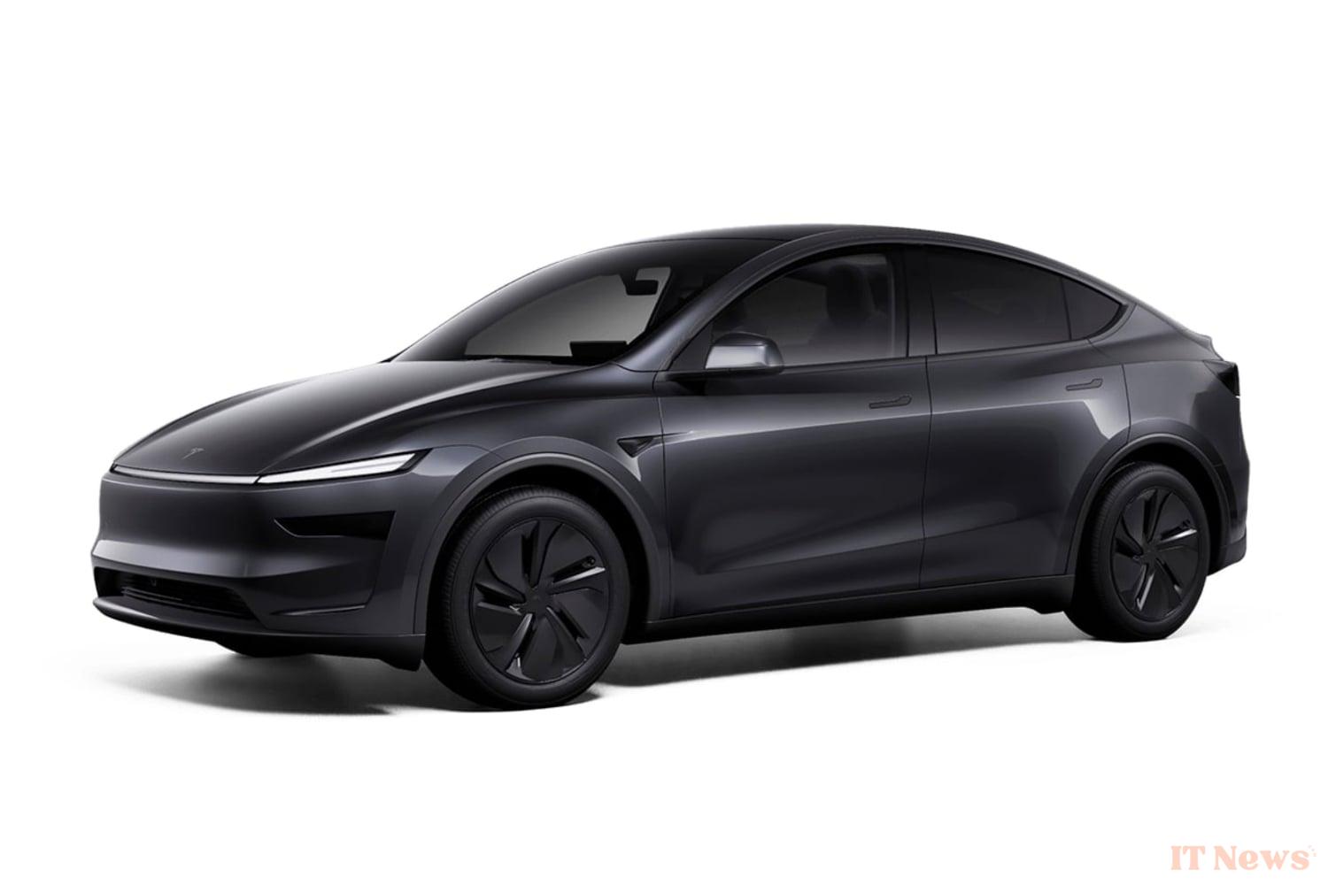 Tesla Model y restyled is in Europe, its production begins