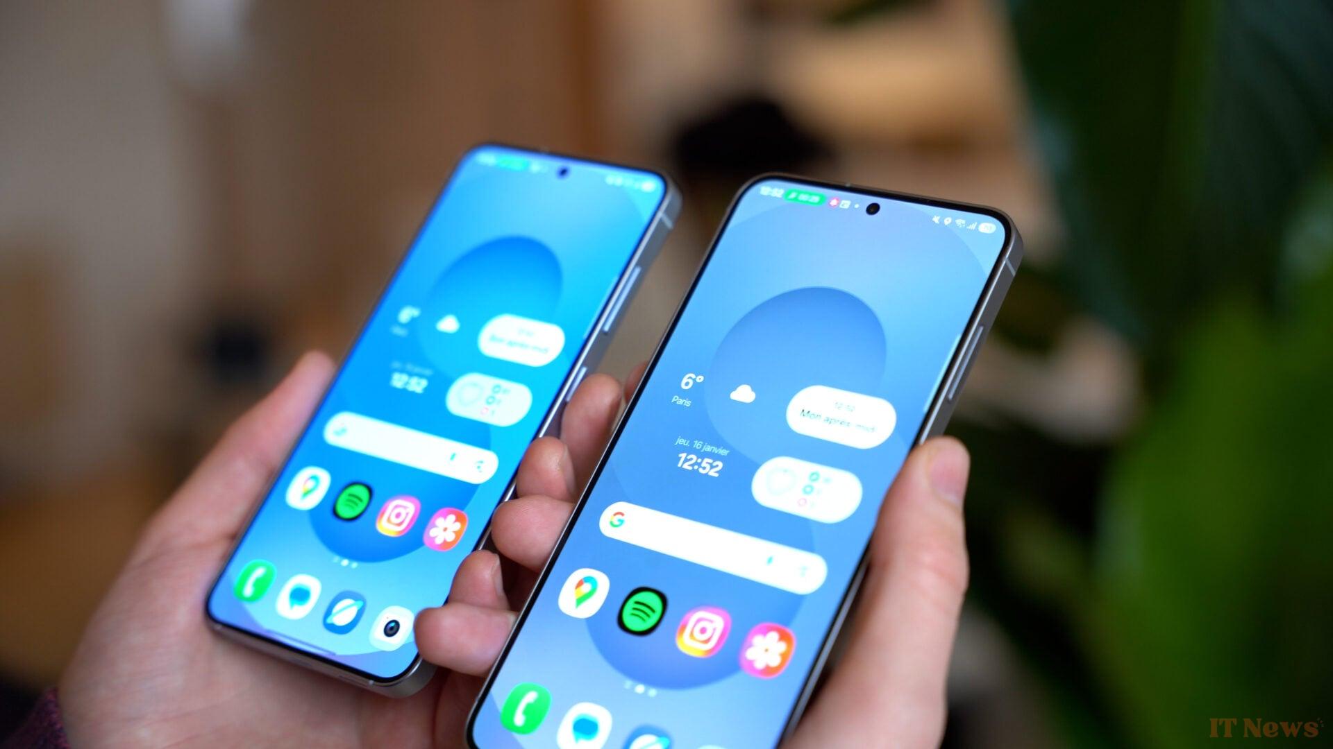 Samsung presents its Galaxy S25 and S25+: all that for that