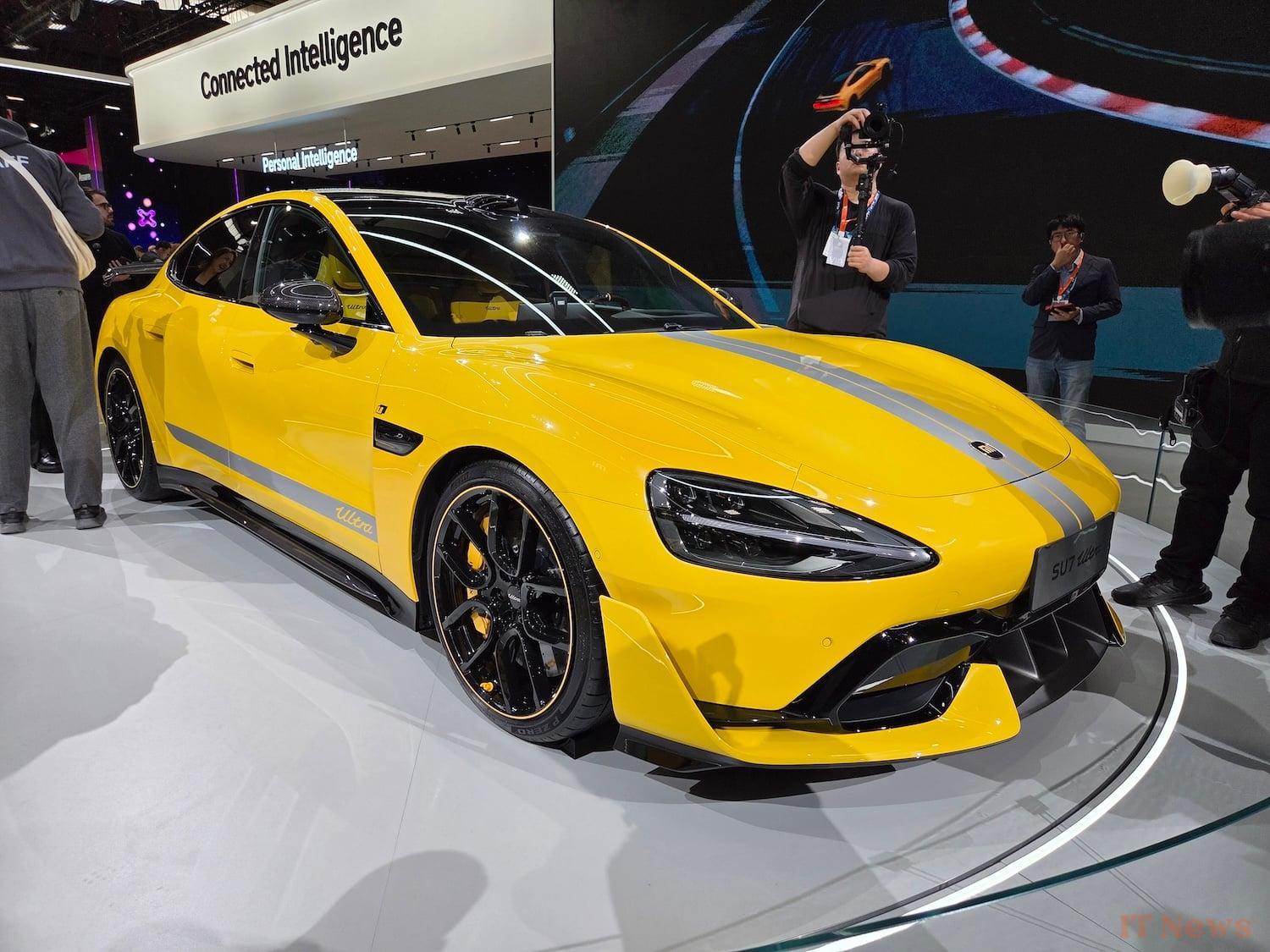 Xiaomi announces a survitamin version of his electric car: the SU7 goes into ultra mode and porsche challenges