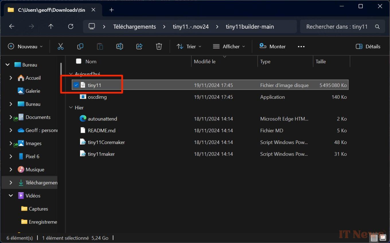 Windows 11: How to create a light installation disk image