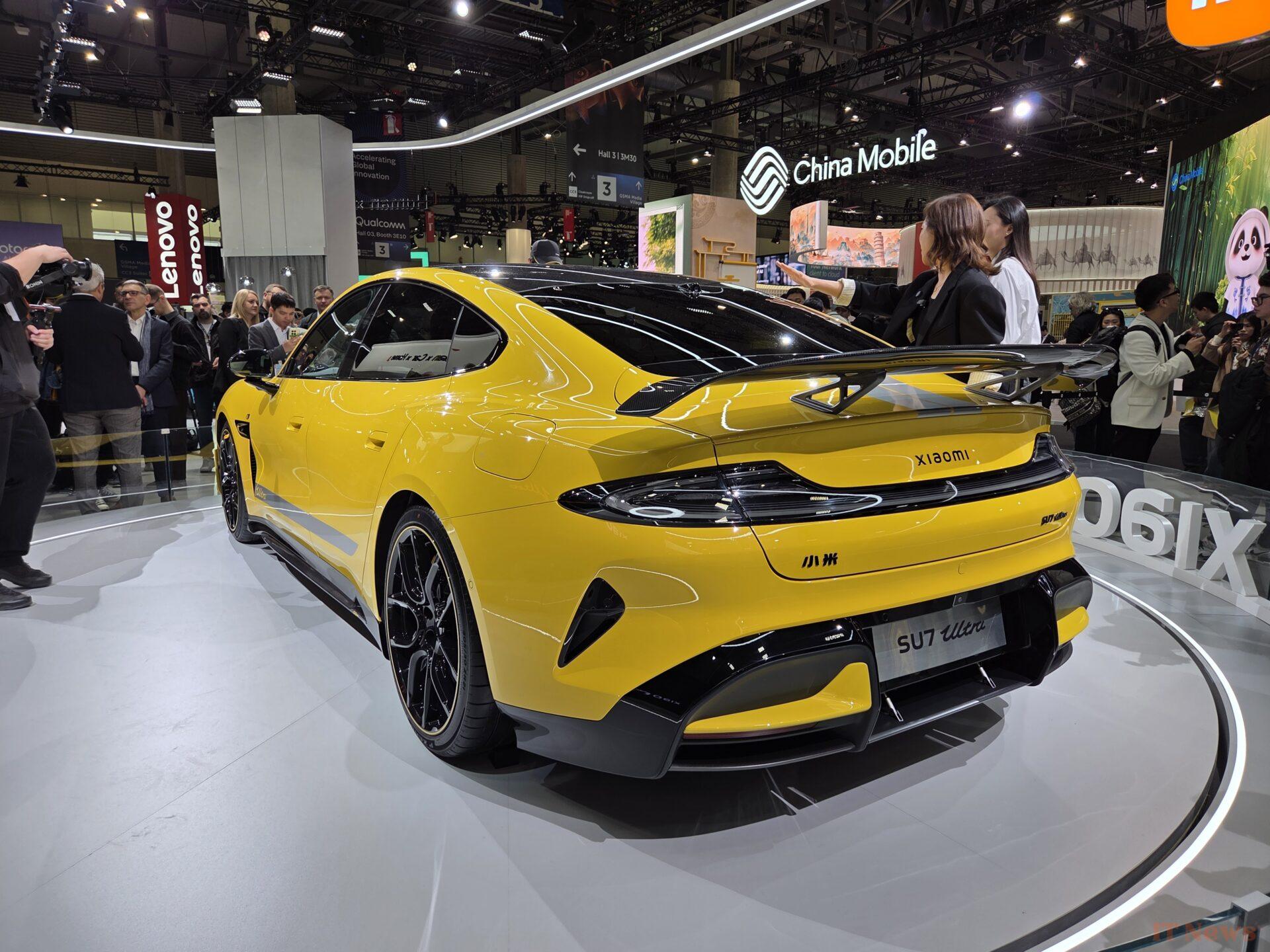 Xiaomi announces a survitamin version of his electric car: the SU7 goes into ultra mode and porsche challenges