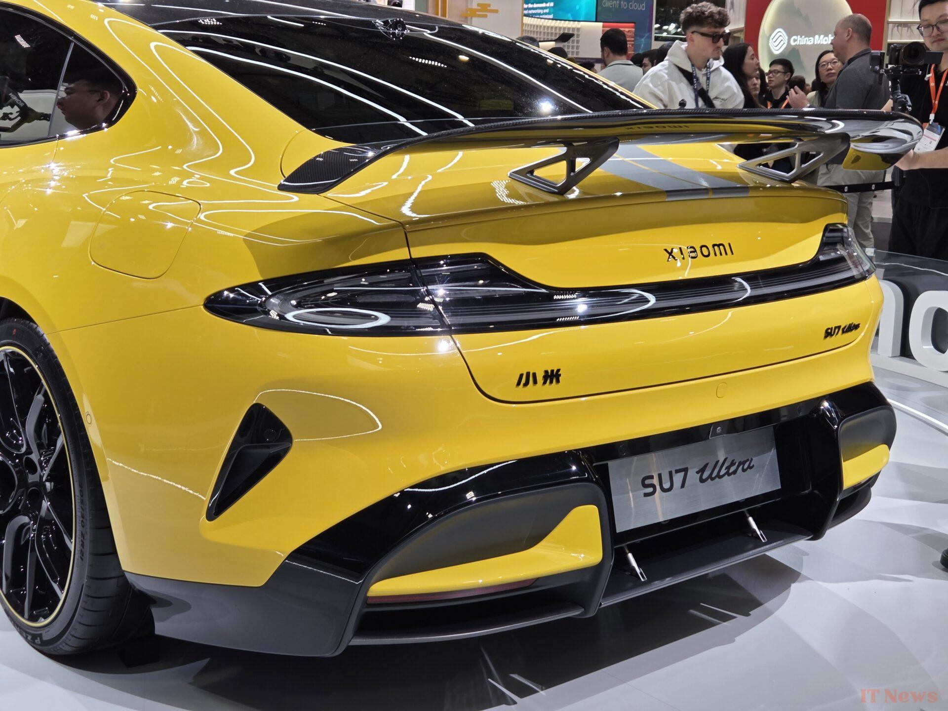 Xiaomi announces a survitamin version of his electric car: the SU7 goes into ultra mode and porsche challenges