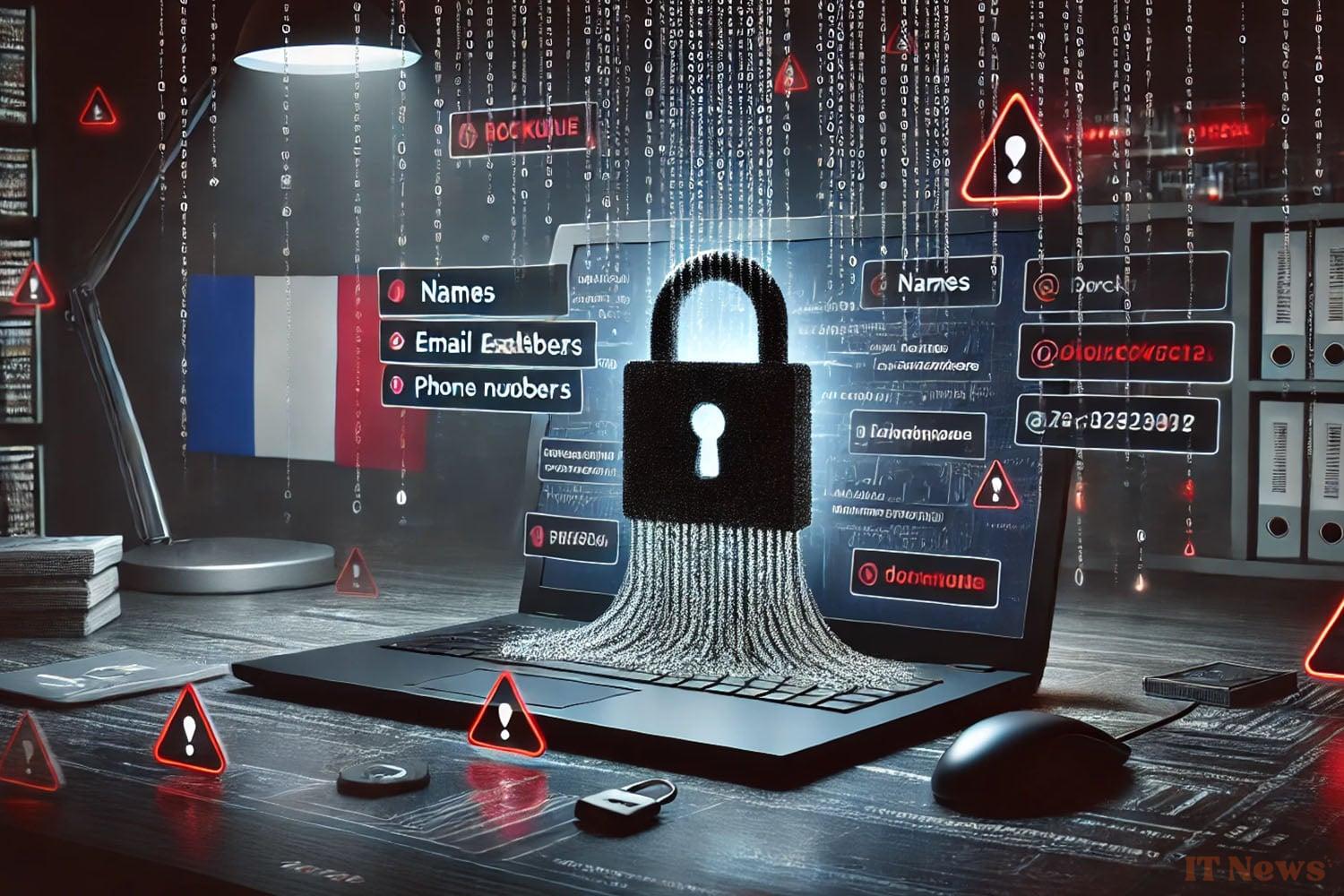 New wave of cyber attacks in France: data from 200,000 people were hacked