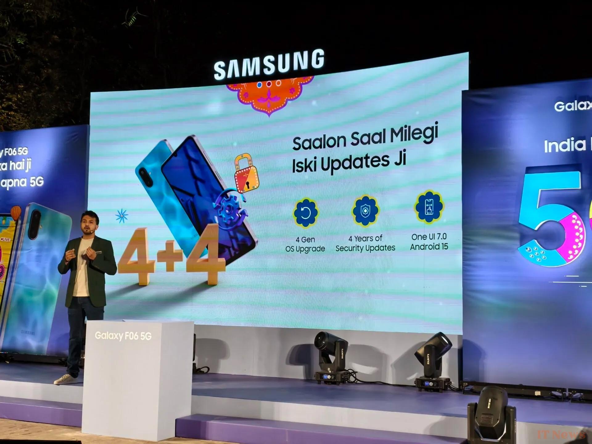 Samsung already offers one UI 7 on this new entry -level smartphone