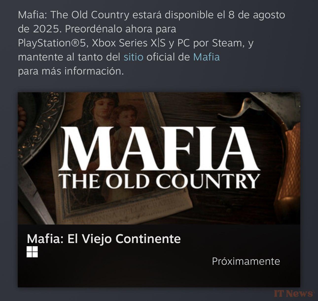 Mafia The Old Country: everything we know so far (release date, price, story, context, gameplay, etc.)