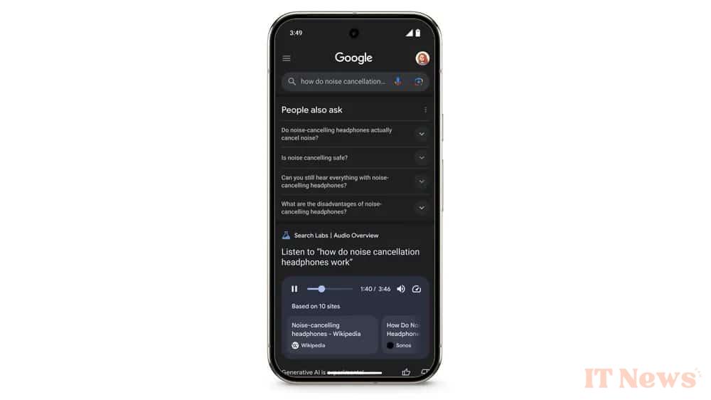 Google Tests AI-Powered Audio Summaries in Search Results: Is This Another Blow to the Media?