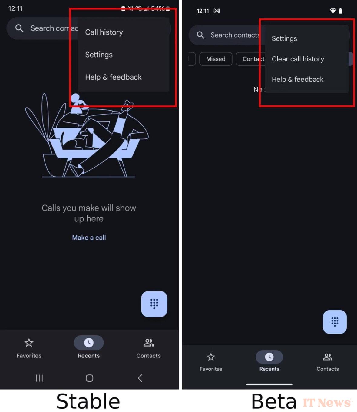 Google's phone app incorporates a new function to manage your call history