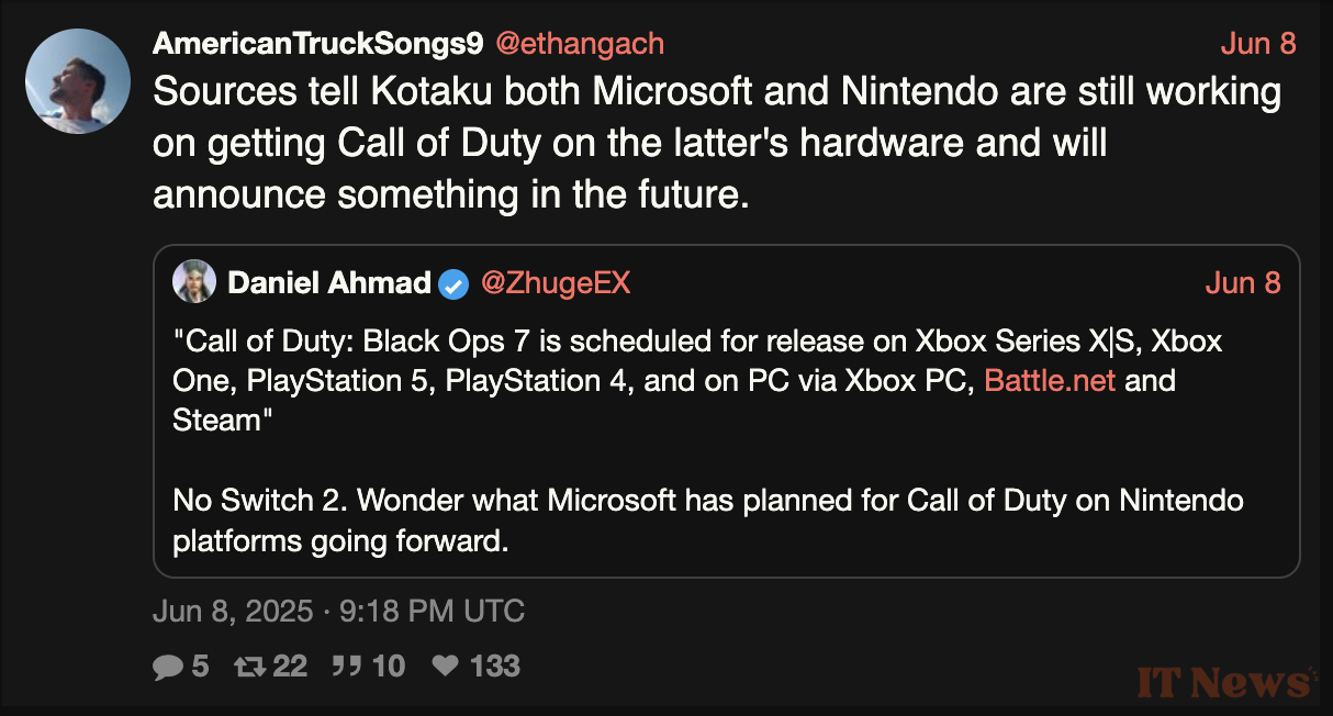 Nintendo Switch 2: This huge game announced at Summer Game Fest is coming to the console