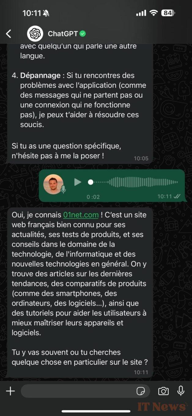 How to use chatgpt in WhatsApp?
