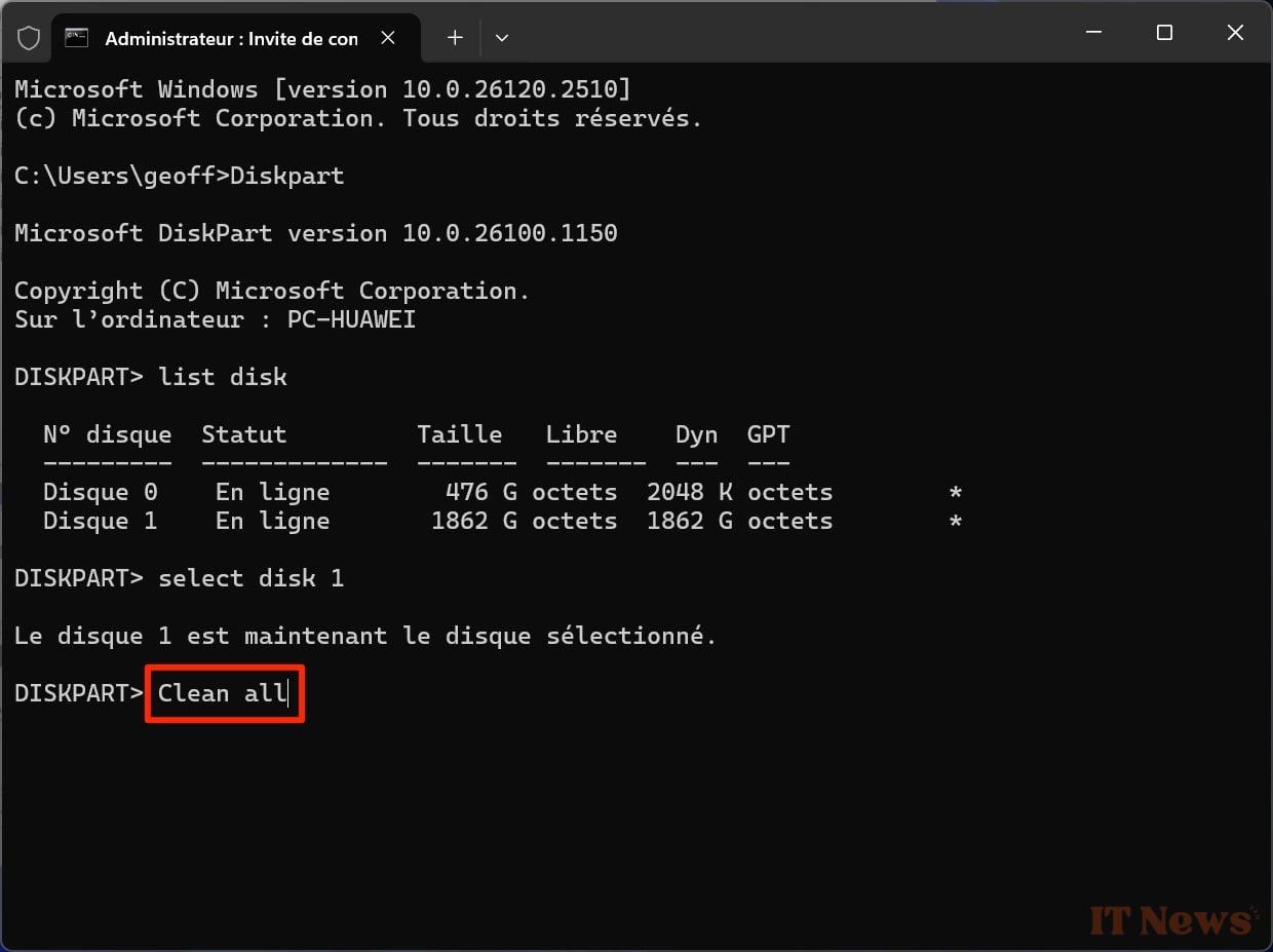 Windows 10 / Windows 11: How to erase a hard drive securely?
