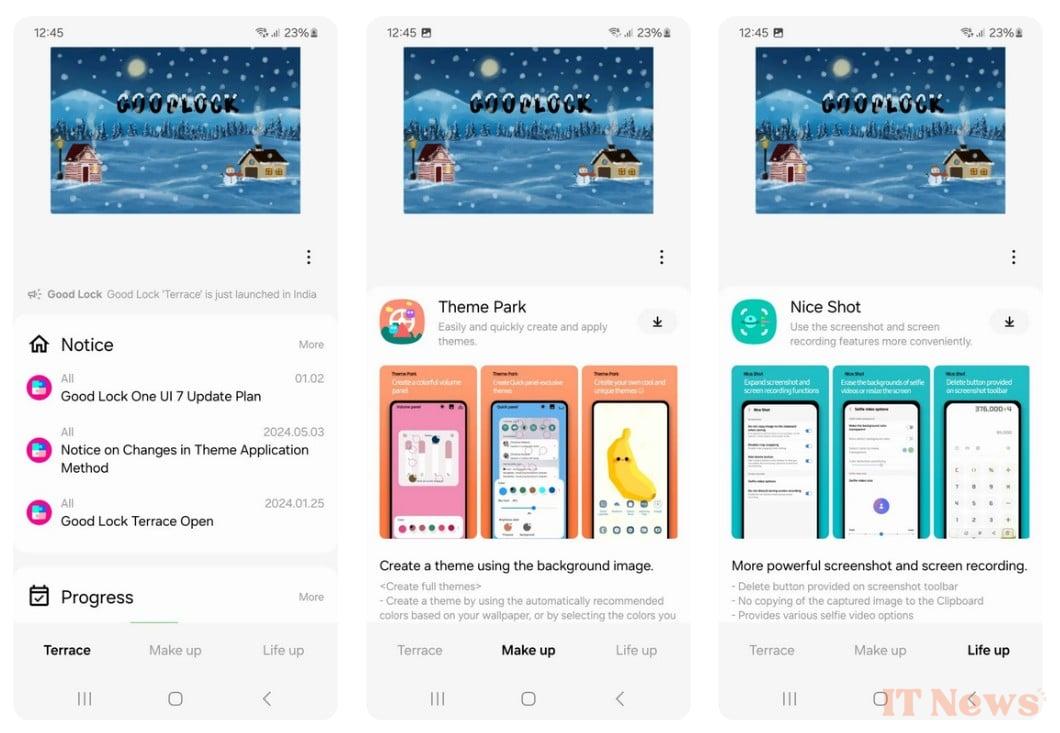 Samsung offers a facade restoration to its One Ui personalization tool