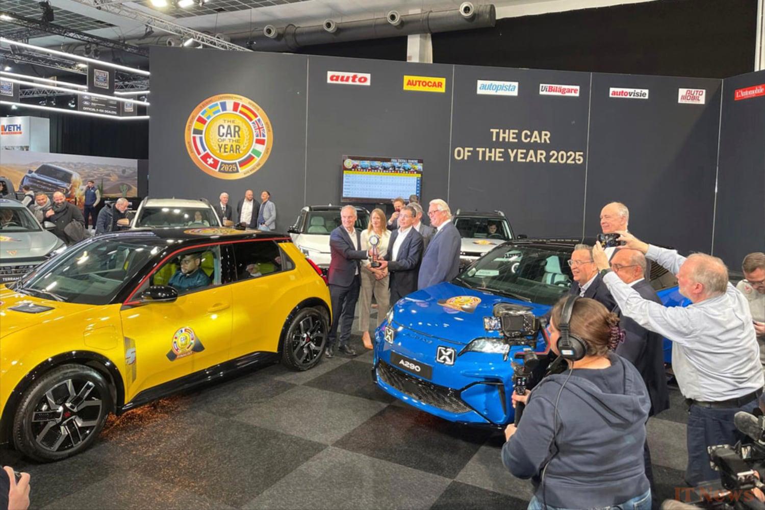 Car of the year 2025: the R5 e-tech beats the Duster, the C3 and the Insert