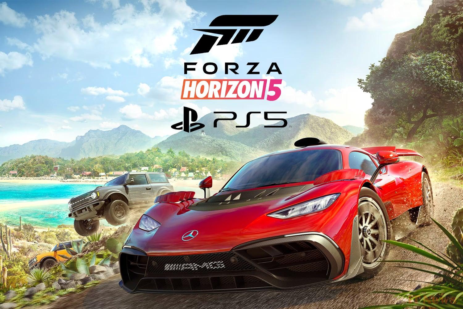 Forza Horizon 5 arrives on PS5 in the spring, and it's now official