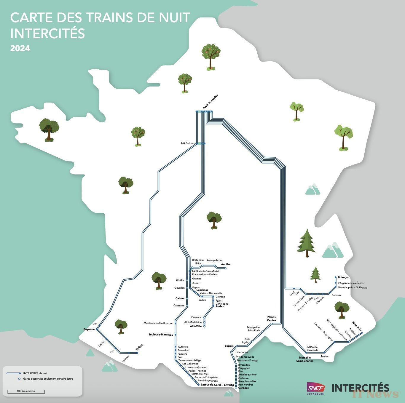 Night train reaches its limit in France and annoys NGOs