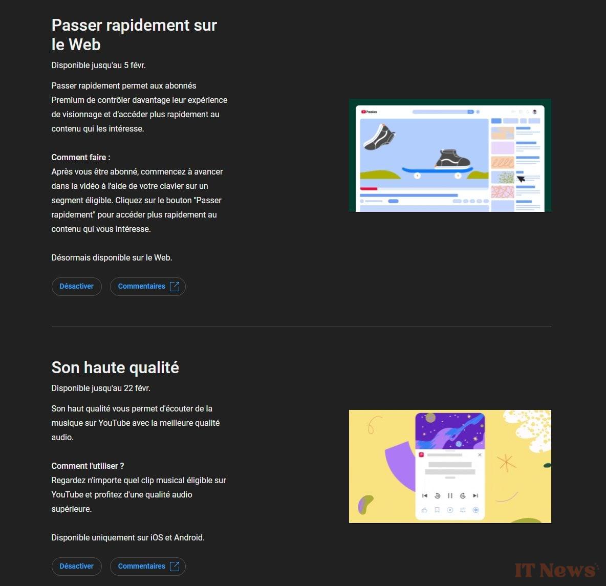 YouTube Premium adds two experimental features for a limited time