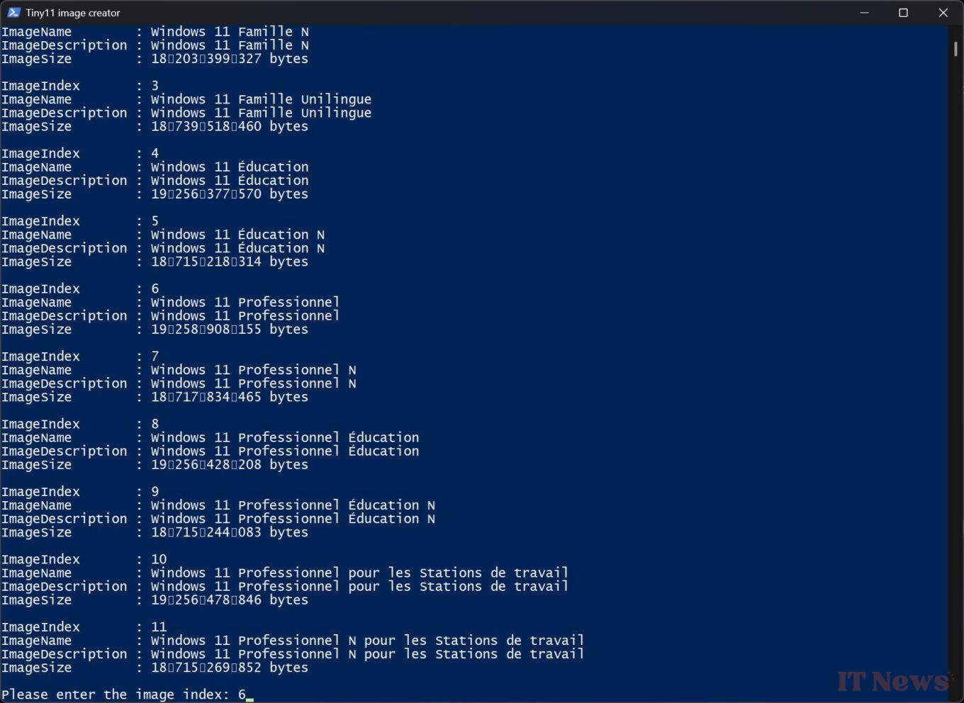 Windows 11: How to create a light installation disk image